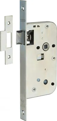 Image de Serrure encastrable pour porte intérieure, axe 50mm, bouts carrés, zingué - THIRARD