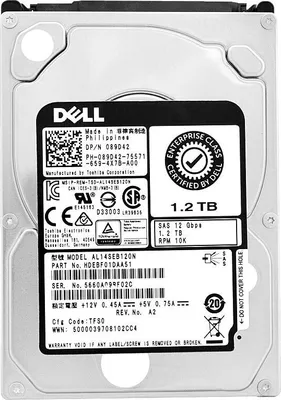 Produktbild von Festplatte Dell 1.2Tb 089D42 128Mb Cache 10000Rpm Sas III 2,5" Zoll