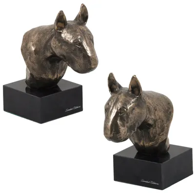 Produktbild von Art-Dog Büste Bull Terrier II – Bronzepulver-Harz-Guss