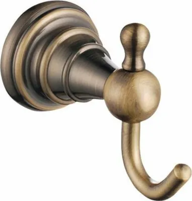 Produktbild von Retro Nostalgie Handtuchhaken, DIAMOND, Antique-Bronze, 49 mm