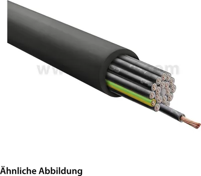 Produktbild von HELU KABEL H07RN-F 19G2,5mm² Gummischlauchleitung AD 25,5mm - 31,0mm Nennspannung Uo/U 450V/750V - 1 Meter