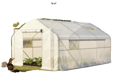 Productafbeelding van Tuinbouwkas, rolluiken, grote ramen, model T1003-01-10563