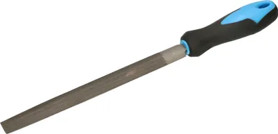 Image de KOTARBAU® Lime d'atelier demi-ronde 200 mm pour métal avec manche profilé