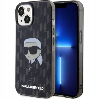 Image de Karl Lagerfeld Klhcp15Shnkmklk Iphone 15 / 14 / 13 6.1 Czarny/Black Hardcase Monogram Ikonik