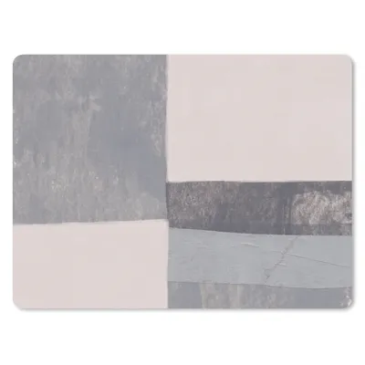Produktbild von MuchoWow® Mauspad Mousepad Geometrie - Formen - Grau - Würfel 23x19 cm - Mousepads - Maus Mat - Pad - Mausunterlage - Schreibtischunterlage - Mauspad