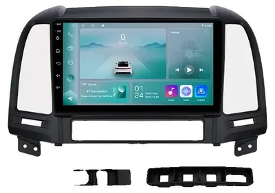 Produktbild von Multimedia Radio, Sprachsteuerung, Kompatibel mit Hyundai Santa Fe 2 2006-2012, P1 (4Core 1G 32G)