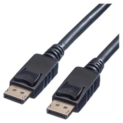 Produktbild von VALUE DisplayPort Kabel, DP ST - ST, LSOH, schwarz, 7,5 m