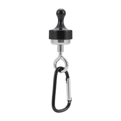 Produktbild von Magnethaken Karabiner Zelthaken Camping Hochleistungs-Anti-Rutsch-Magnethaken Outdoor-Haken Kleiderbügel Multifunktions-Lampenhaken-Schwarz1