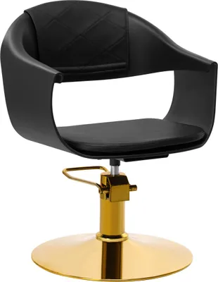 Produktbild von Gabbiano Friseurstuhl A364 gold schwarz