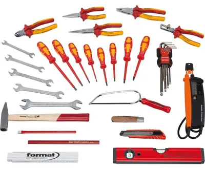 Produktbild von Format Werkzeugsortiment Elektriker 37-teilig