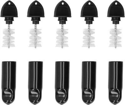 Produktbild von Bierkraan-Borstelset, 5-teilig, aus Gummi und ABS, für die Reinigung von Bierkränen