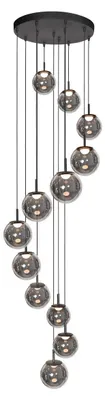 Produktbild von Steinhauer - hängeleuchte - Bollique - schwarz - metall - Ø 60cm - LED - 4195ZW