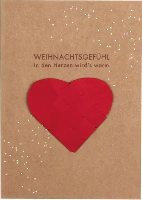 Produktbild von Räder Papierkunstkarte Weihnachtsgefühl
