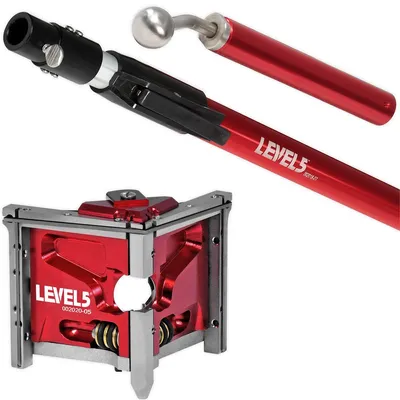 Immagine prodotto di LEVEL5 Set angolare Finisher 2,5" + manico telescopico 36-52" per cartongesso 4-536