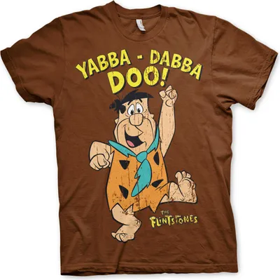 Produktbild von Yabba-Dabba-Doo T-Shirt - Small - Brown