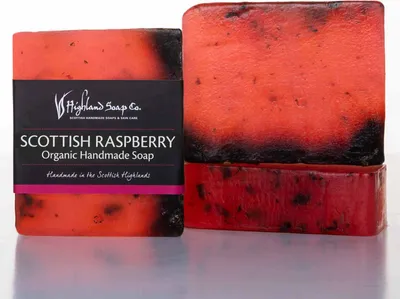 Produktbild von The Highland Soap Company Seife Wild Scottish Raspberry 150g