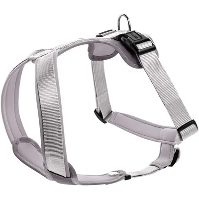 Produktbild von HUNTER Hundegeschirr NEOPREN, Farbe: oliv/schwarz, strapazierfähiges Nylon, mit weichem Neopren gepolstert, reflektierendes 3M Scotchlite Reflective Material, pflegeleicht, komfortabel, Größe: M/1
