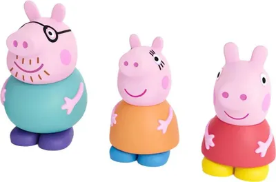 Produktbild von Peppa Pig Abbildung 3 Badfiguren Rosa  Rosa One Size