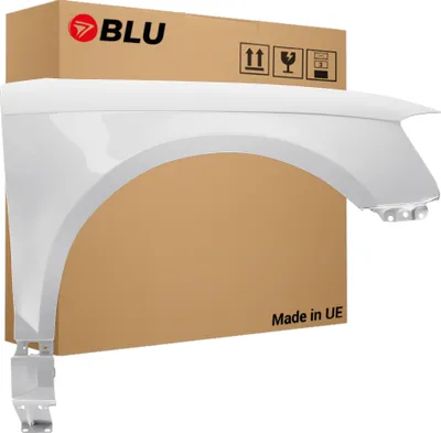 Image de BLU Aile Compatible avec Audi A3 8P II-generation LIFT LS9R Droite Weiss GletscherWeiss | 2008-2012 | Avant | Peint| Prêt à Monter | Acier