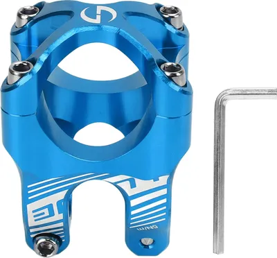 Obrázok produktu pre Cyklistické riadidlá 35 mm ľahké vysokopevnostné CNC riadidlá z hliníkovej zliatiny krátke pre cestné horské bicykle modré