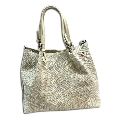 Produktbild von Florence Leder Tasche Handtasche Umhängetasche beige OTF163I