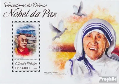 Produktbild von Briefmarken Sao Tome e Principe 2013 Mi Block 925 (kompl. Ausgabe) postfrisch Friedensnobelpreis