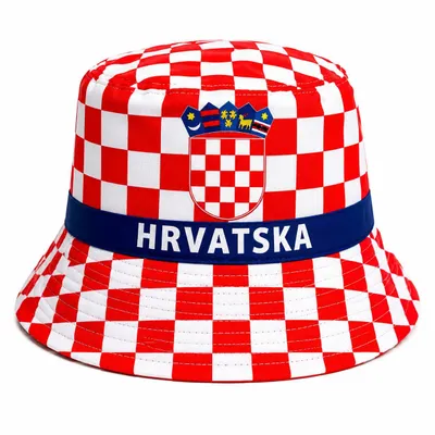 Produktbild von Bucket Hat Fußball Länder Edition – Stylischer Fischerhut für WM & EM Fans – Sommer Sonnenhut Unisex für Stadion, Festival & Public Viewing Land wählen: Kroatien