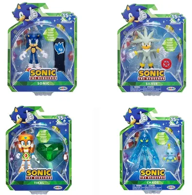 Produktbild von Jakks Pacific Sonic Figur Sortiert 10 Cm 1 Einheit Blau  Blau One Size