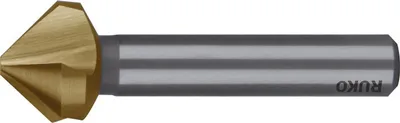 Produktbild von Ruko Kegel- und Entgratsenker DIN335-C 90Grad Durchmesser 6mm HSS TiN 3 Schneiden - 102106T