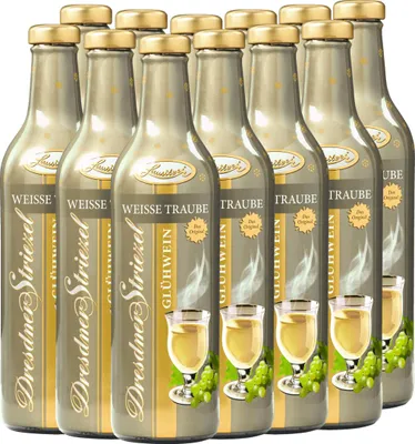 Produktbild von 12x Vorteils-Weinpaket Dresdner Striezel Glühwein weiße Traube - Lausitzer