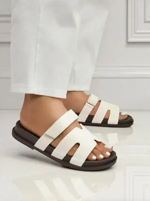 Produktbild von Royalfashion Damenpantoletten aus Ökoleder ReppiFlex, Größe 38