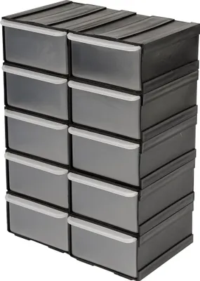 Immagine prodotto di Armadio di stoccaggio, 10 vassoi, 225x155x100 mm
