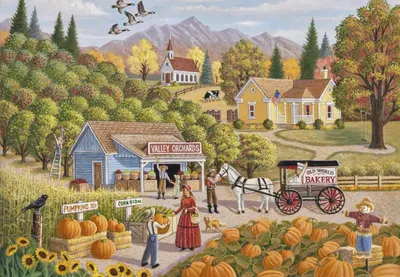 Obrázek produktu pro Grafika Puzzle Valley Orchards - 1000 dílků puzzle hry
