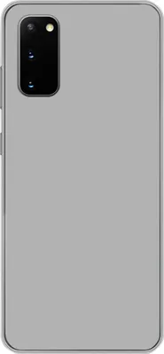 Produktbild von MuchoWow® Handyhülle Schutzhülle Hülle für Telefoonhoesje Samsung Galaxy S20 Grau - Unifarbener Druck Silikon Softcase Handy Hülle - Bild