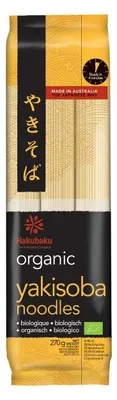 Produktbild von Hakubaku Organische Yakisoba Nudeln 270g – , vegan, glutenfrei, authentisch
