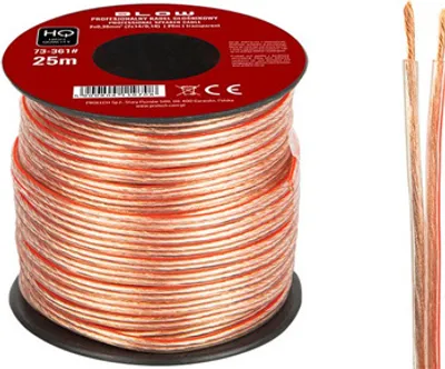 Zdjęcie produktu dla Kabel audio pro repro BLOW 73-361, 2x0,35 mm, 25 m