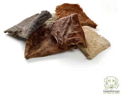 Produktbild von Pferde-Hautplatten mit Fell 250g