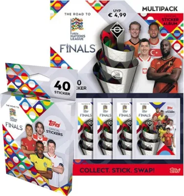 Image de Topps - Road to UEFA Nations League - Sammelsticker - 1 Multipack + 1 Blister