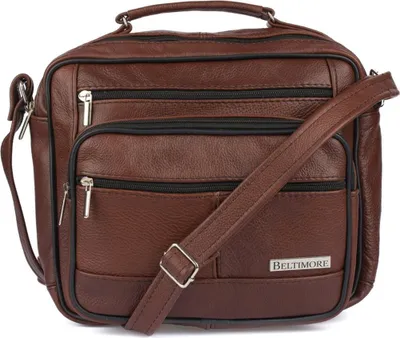 Produktbild von Herren Leder Arbeitstasche Beltimore Leder klassische geräumige Umhängetasche