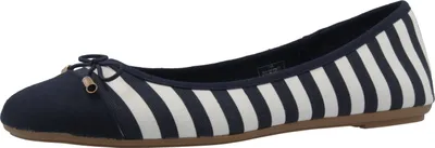 Produktbild von Fitters Footwear Grace Ballerinas in Übergrößen Blau 2.514343 Navy/White große Damenschuhe