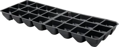 Obrázek produktu pro Sadbovací deska do minipařeniště 24 sadbových buněk černá