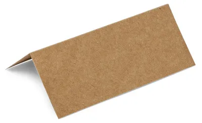 Produktbild von 10 Namenskarten aus Kraftpapier 9,5 x 4 cm - Einheitsgröße
