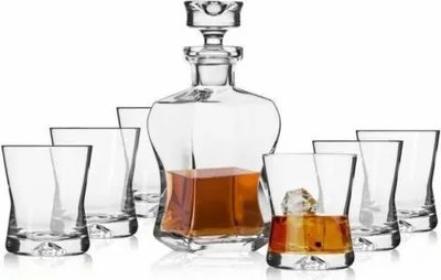 Produktbild von KROSNO Signature Whisky Set, 7er-Set, 500 ml, 6x 360 ml