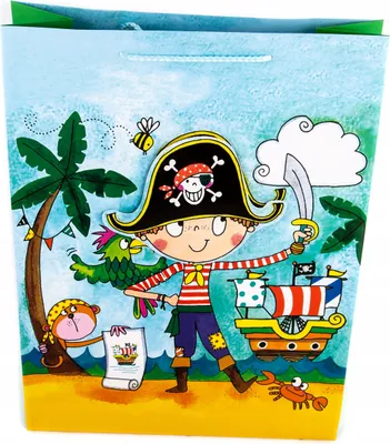 Produktbild von Geschenktüte Happy Birthday 31x42cm - Bunte Papiertragetasche für Geburtstagsparty Groß