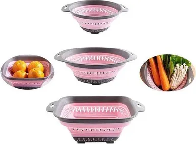 Image de Tamis à déchets alimentaires, lot de 2, pour les déchets de cuisine