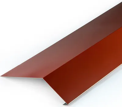 Produktbild von Traufblech mit Polyesterlack STANDARD 1m ZIEGELROT 1m