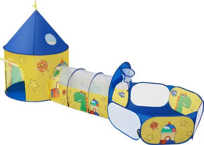 Produktbild von Spielzelt für Kinder gelb-blau