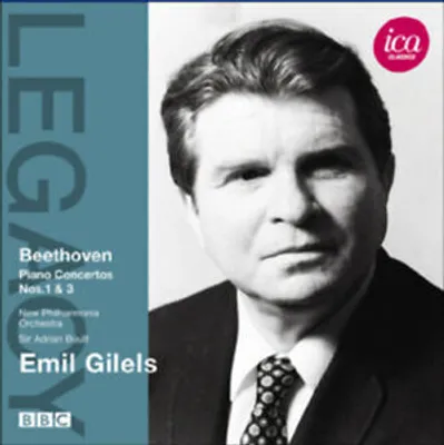 Produktbild von Gilels/Boult/New Philharmonia Orchestra: Klavierkonzerte 1+3
