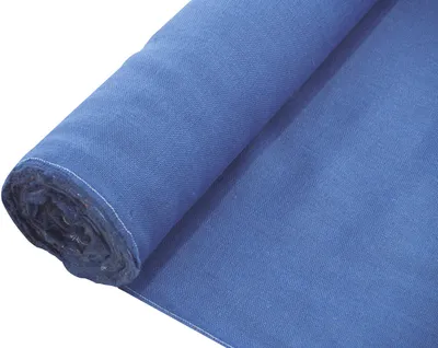 Immagine prodotto di Tessuto decorativo, spiumatura, blu, 130 cm