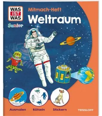 Obrázok produktu pre WAS IST WAS Junior Mitmach-Heft Weltraum